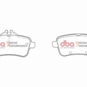 Szybka dostawa DB8880XP DBA Xtreme Performance Klocki hamulcowe samochodowe (kpl.)