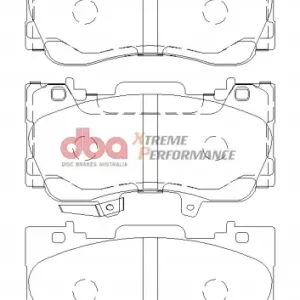Promocja DB9011XP DBA Xtreme Performance Klocki hamulcowe samochodowe (kpl.)