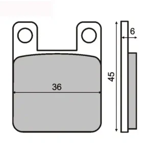 Autentyczny RMS KLOCKI HAM. MOTO.HUSQVARNA SM 50 (02) DERBI SENDA SM DRD 50 BLACK EDITION (03) APRILIA PEGASO 600 (91)
