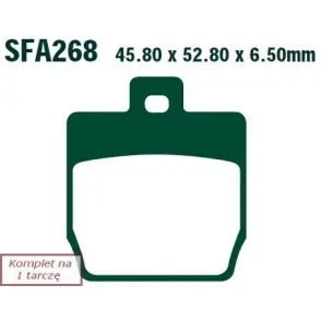 Wysoka jakość EBC KLOCKI HAMULCOWE MOTO EBCSFA268HH YAMAHA EW 50 SLIDER (00-05)