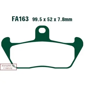 Wysoka jakość EBC Klocki Hamulcowe Motocyklowe EBCFA163 GILERA NORD-WEST 350 (94-)