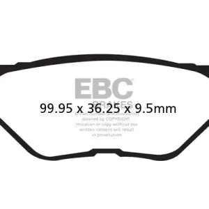 Tani EBC Klocki Hamulcowe Motocyklowe FA319/2 EBCFA319/2 do YAMAHA XVS 950 A MIDNIGHT STAR (09-13)