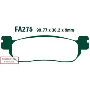 Tylko dziś EBC KLOCKI HAMULCOWE TT EBCFA275TT do YAMAHA XT 250 X (5C1) (06-08)/ SERROW 250 (05)