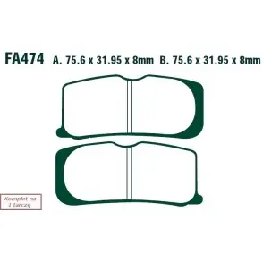 Zamów teraz EBC KLOCKI HAMULCOWE V EBCFA474V do CAN-AM SPYDER RS (10-12)