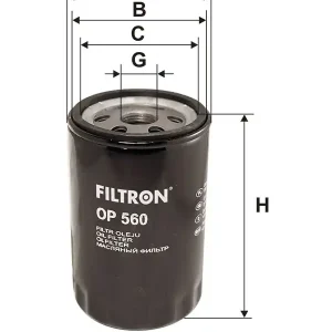 Bezpieczna płatność Filtr oleju OP 560 - SF FILTER